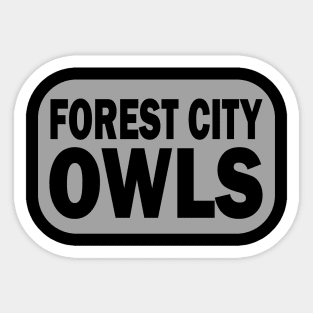 Forest City Owls Sticker